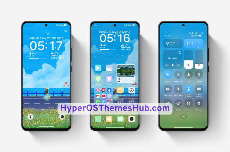 Little Fresh and Quiet Time HyperOS Theme