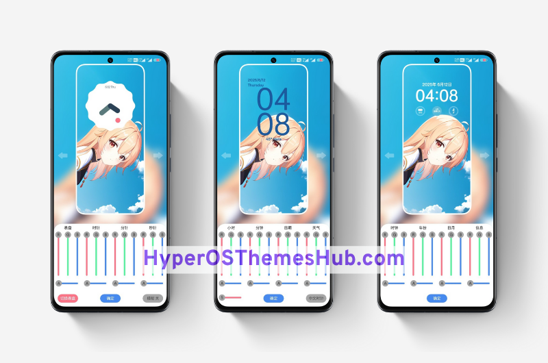 HyperOSThemesHub.com 2 1 Native two-dimensional HyperOS Theme