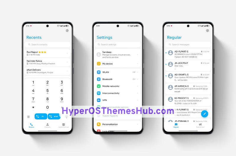 HyperOSThemesHub.com 22 Perfectly Rounded Corners HyperOS Theme