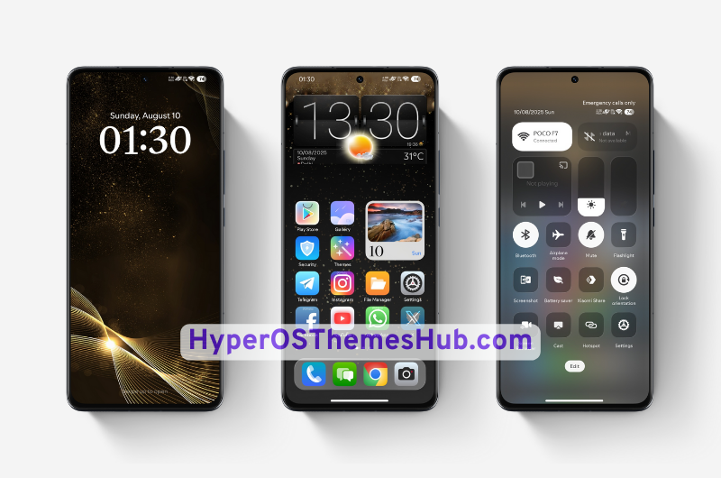 Golden Dust HyperOS Theme