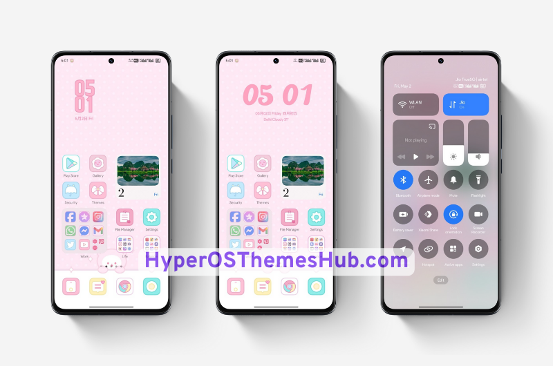 LIUI Pink HyperOS Theme