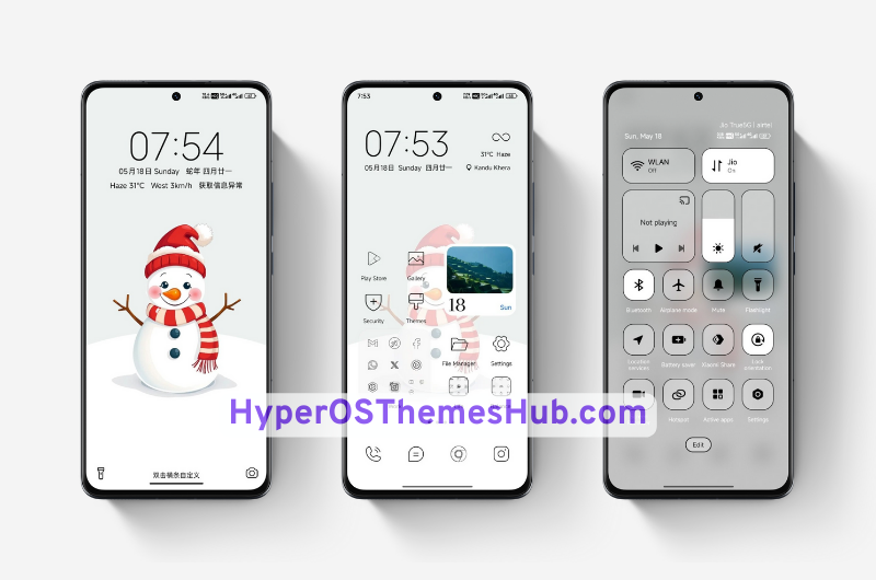 Lines Pro HyperOS Theme