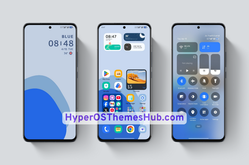 Blue UI HyperOS Theme