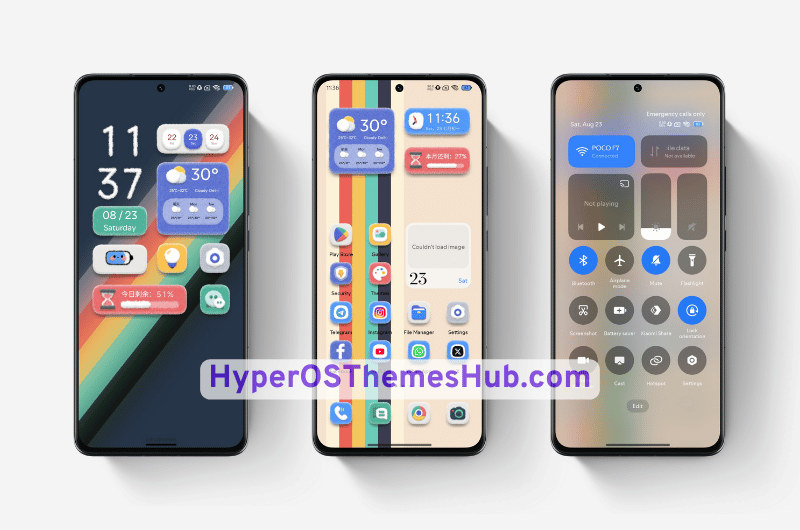 Floating and Crispy HyperOS Theme