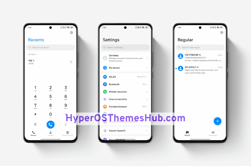 Salt HyperOS Theme for Xiaomi, Redmi, & POCO 3 HyperOSThemesHub.com 14 1 Salt HyperOS Theme