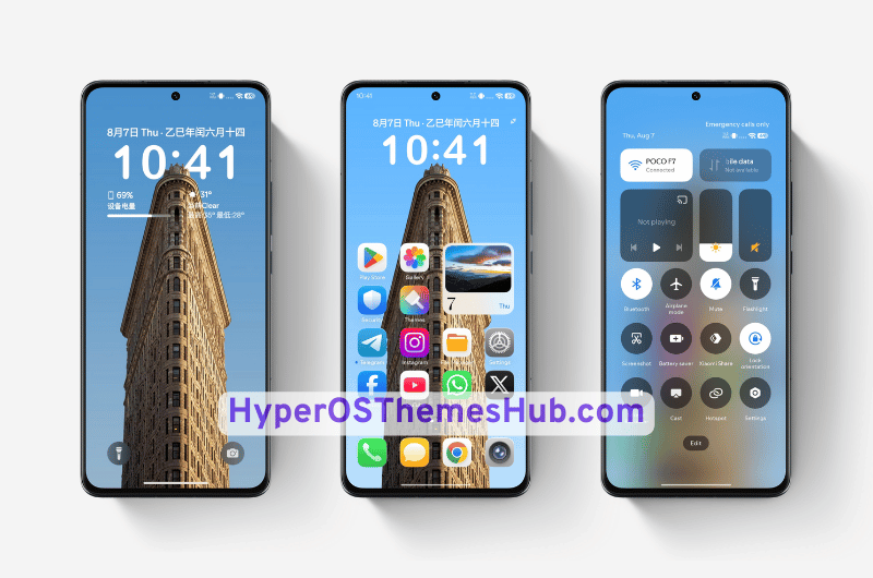 Explore the Shadows HyperOS Theme