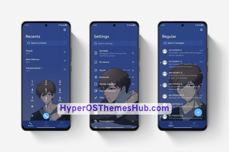 Blue Feathers HyperOS Theme for Xiaomi, Redmi, & POCO 3 HyperOSThemesHub.com 2025 11 14T112548.238 Blue Feathers HyperOS Theme
