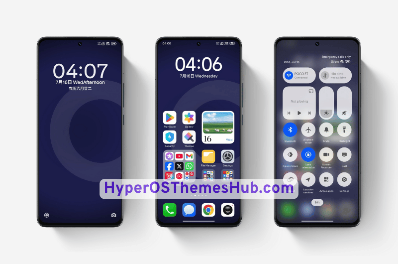 The Artistic Conception of Chaos HyperOS Theme