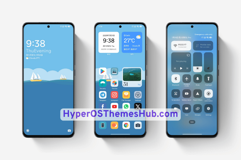 Set Sail HyperOS Theme