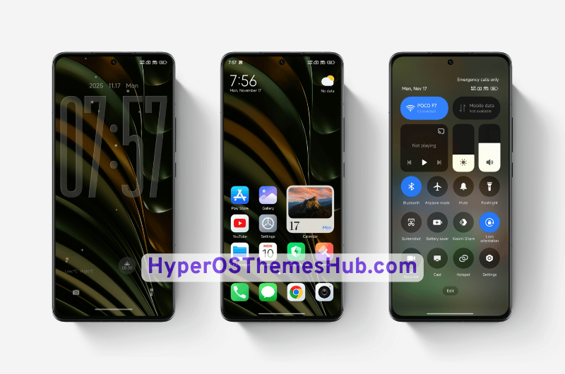 Midnight Gold HyperOS Theme