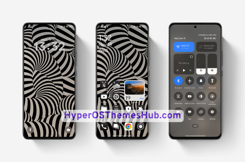 Monochrome16 HyperOS Theme for Xiaomi, Redmi, & POCO 2 HyperOSThemesHub.com 2025 11 21T083104.037 Monochrome16 HyperOS Theme