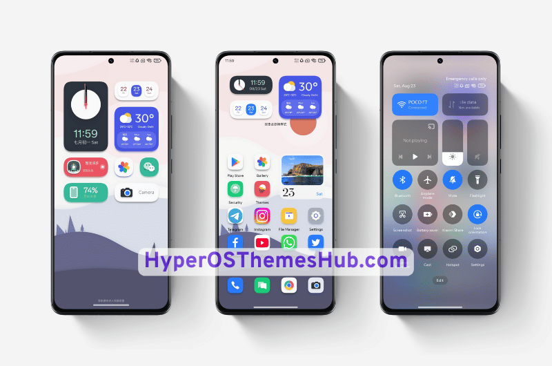 Small Piece of Paper HyperOS Theme