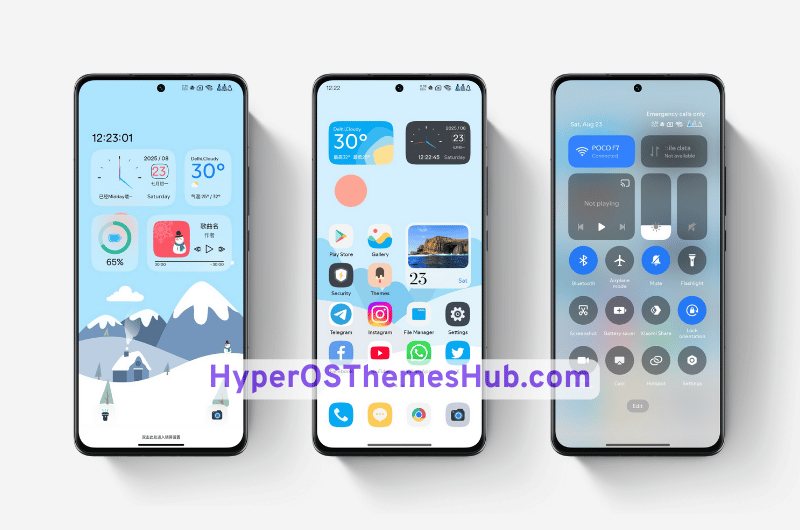 Warm Winter Day HyperOS Theme for Xiaomi, Redmi, & POCO 2 HyperOSThemesHub.com 2025 11 26T082608.949 Warm Winter Day HyperOS Theme