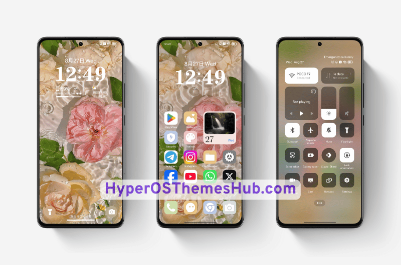 ins Flower World HyperOS Theme for Xiaomi, Redmi, & POCO 2 HyperOSThemesHub.com 2025 11 27T082317.670 ins Flower World HyperOS Theme