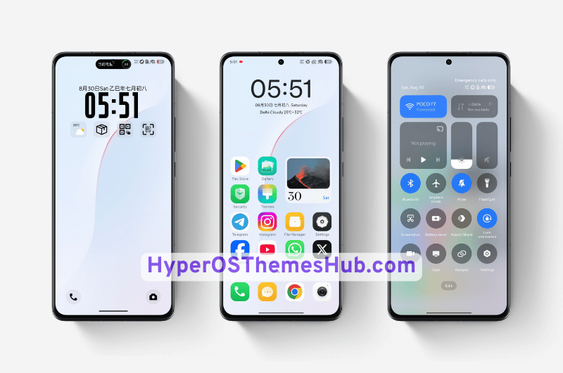 X New Territories Depth of Field HyperOS Theme