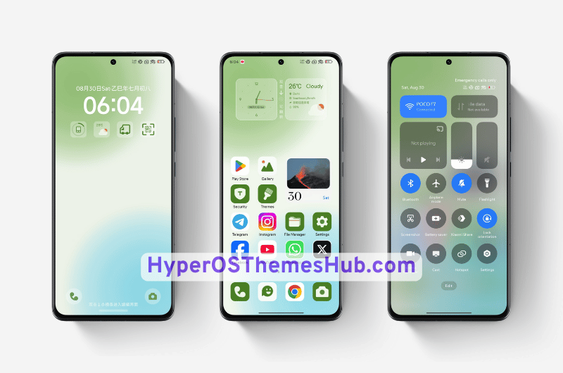 Simple and Fresh Pro HyperOS Theme