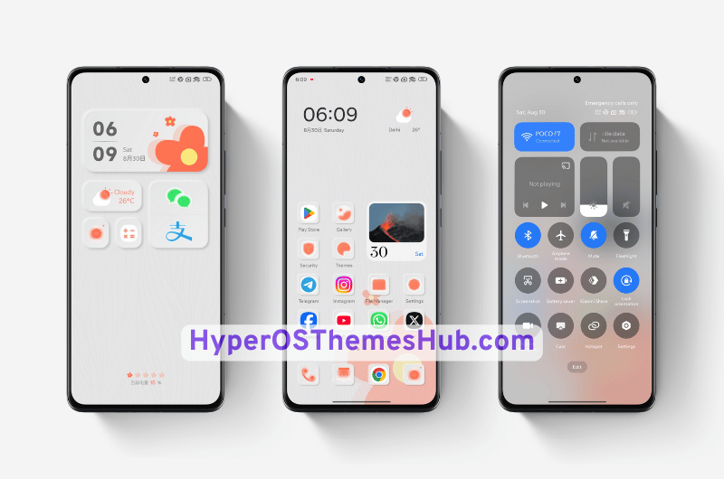 Summer Flowers HyperOS Theme