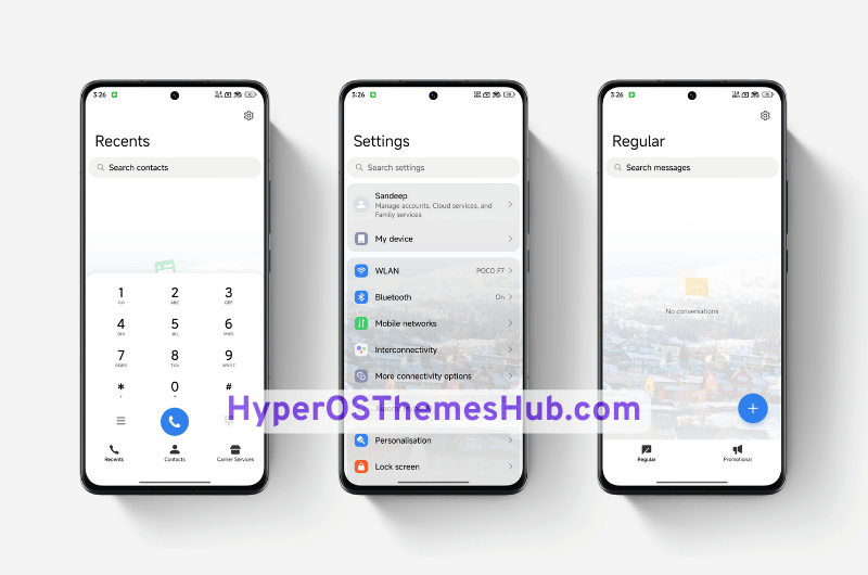 HyperOSThemesHub.com 2025 11 30T084423.629 Depth of Field Snow Mountain OS HyperOS Theme