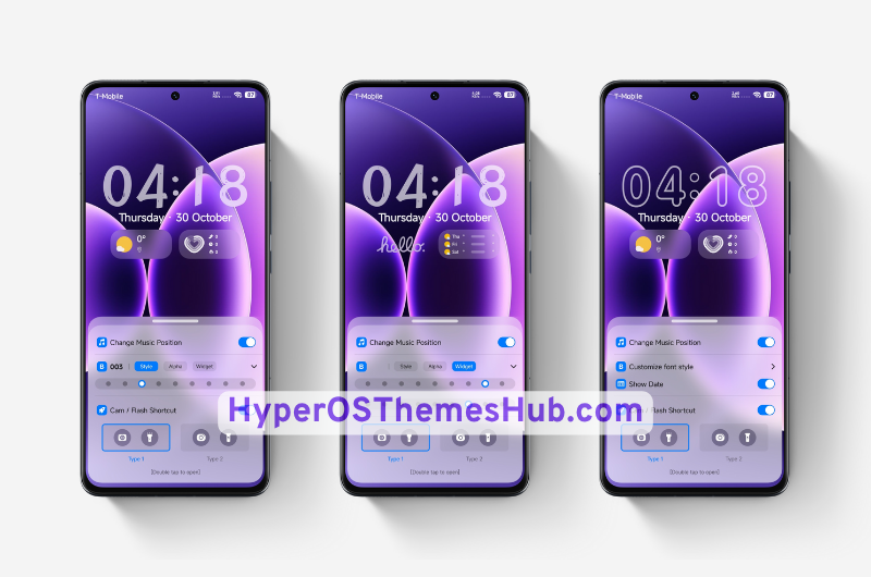 HyperOSThemesHub.com 27 Dog Fruit HyperOS 3 Theme