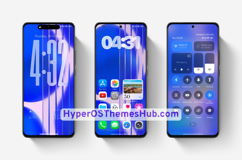 Lemon Bluery HyperOS Theme