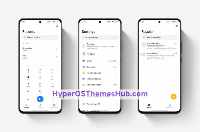 Origin HyperOS Theme for Xiaomi, Redmi, & POCO 3 HyperOSThemesHub.com 54 1 Origin HyperOS Theme