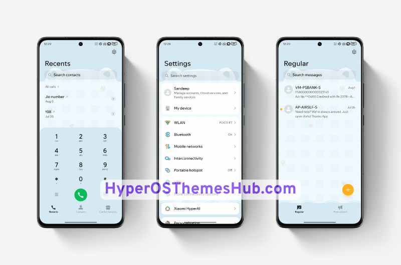 HyperOSThemesHub.com 72 1 Starlight Shower Cute Cat HyperOS Theme