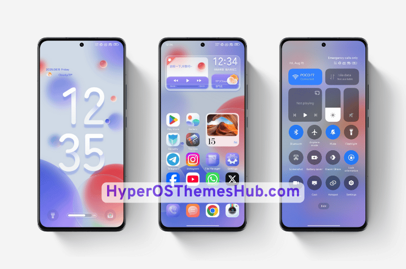 Nano Shimmer HyperOS Theme