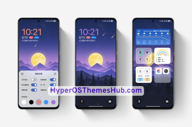 HyperOSThemesHub.com 93 1 Fantasy Night HyperOS Theme