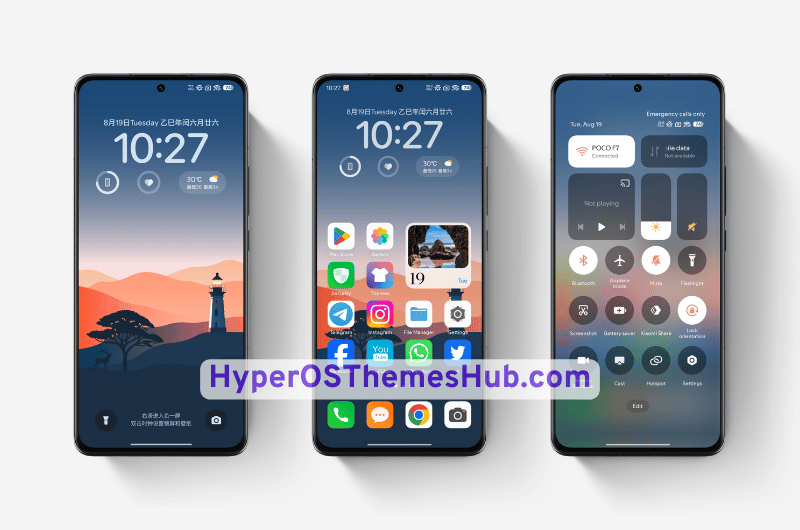 Evening Shadow HyperOS Theme