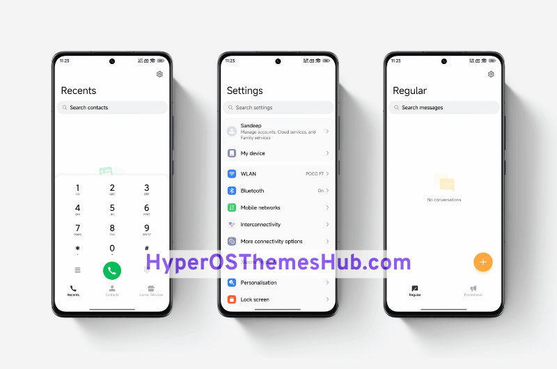 Better Glass HyperOS Theme for Xiaomi, REDMI, & POCO 3 HyperOSThemesHub.com 18 2 Better Glass HyperOS Theme