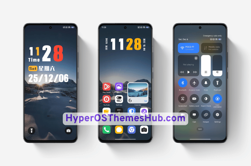 Morning Snow HyperOS Theme