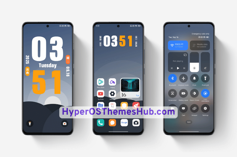 Super Surge Half Moon HyperOS Theme
