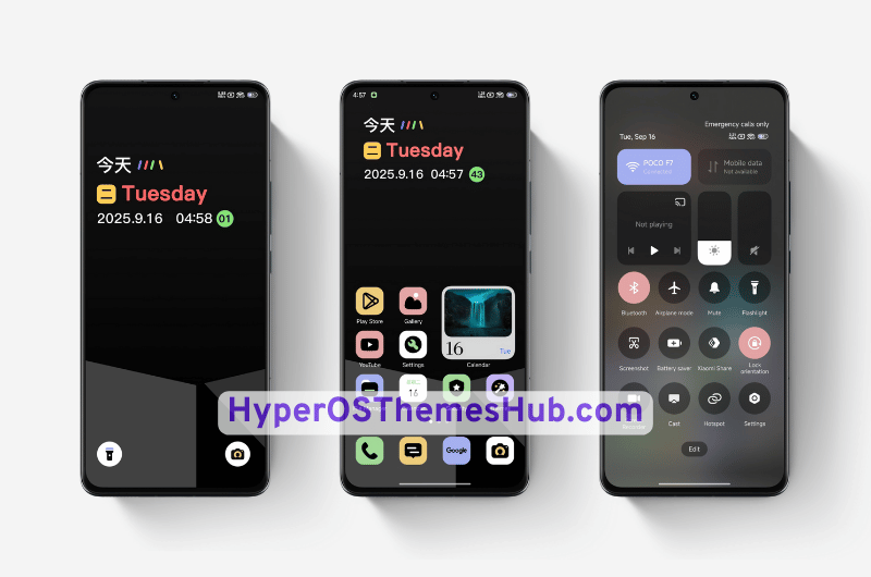 Dark HyperOS Theme