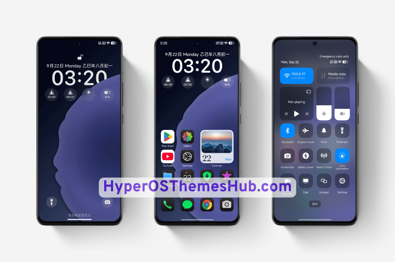 Super Dark Night OS HyperOS Theme