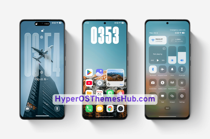 Liquid Surge Depth of Field OS HyperOS Theme