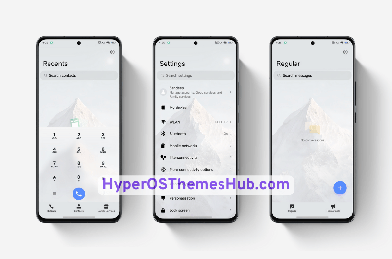 Mountain Snow HyperOS Theme for Xiaomi, Redmi, & POCO 3 HyperOSThemesHub.com 2025 12 06T081958.304 Mountain Snow HyperOS Theme