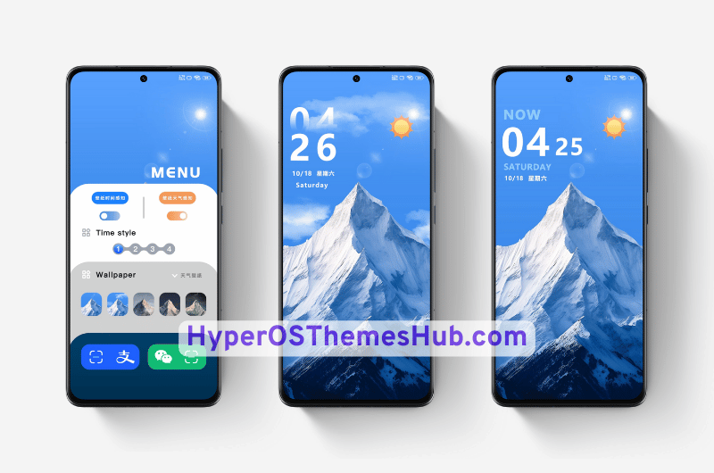 Mountain Snow HyperOS Theme for Xiaomi, Redmi, & POCO 4 HyperOSThemesHub.com 2025 12 06T082026.711 Mountain Snow HyperOS Theme