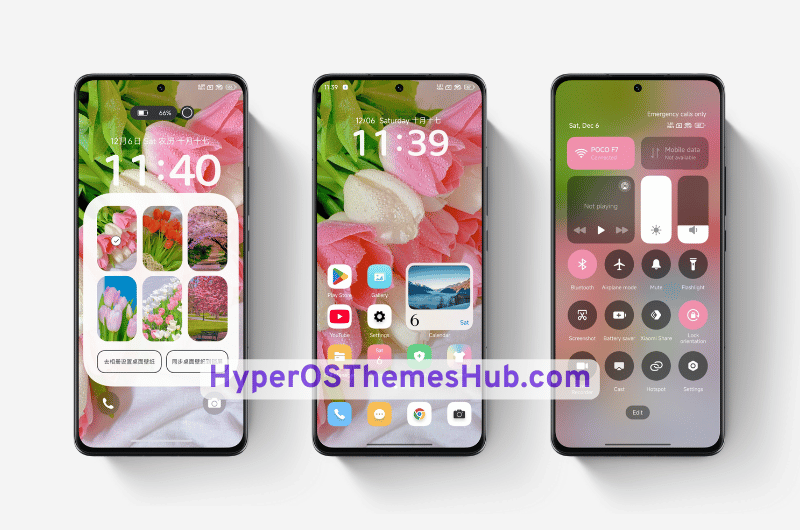 Flowers HyperOS Theme
