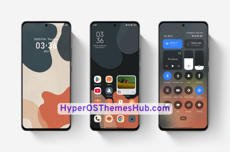 Nordic Style HyperOS Theme for Xiaomi, Redmi, & POCO 2 HyperOSThemesHub.com 25 Nordic Style HyperOS Theme