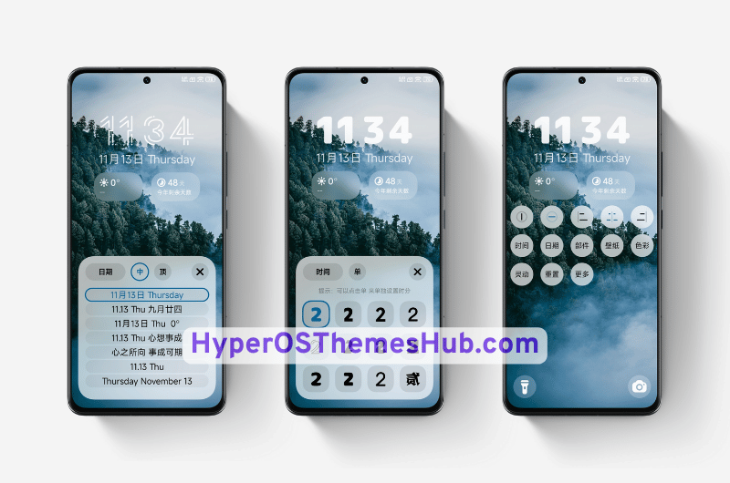 HyperOSThemesHub.com 44 Clear Mist HyperOS Theme