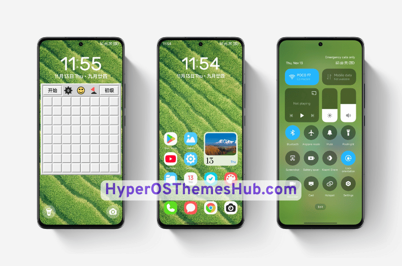 MineSweeper (Game Lock Screen) HyperOS Theme