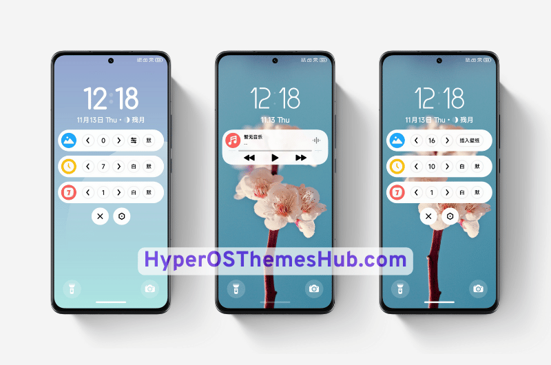 HyperOSThemesHub.com 64 Simple Circle HyperOS Theme