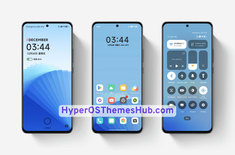 Thousands of Depth of Field HyperOS Theme