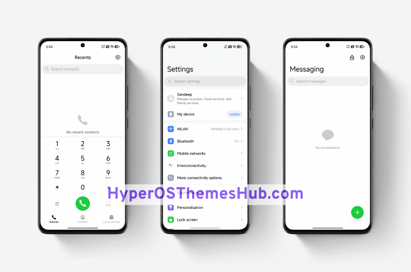 Blue Note HyperOS Theme for Xiaomi, REDMI, & POCO 3 HyperOSThemesHub.com 82 Blue Note HyperOS Theme