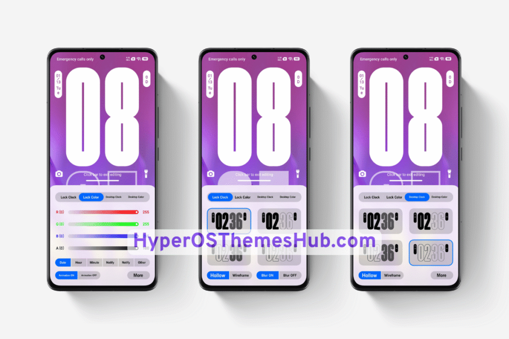 Purple-Flames HyperOS Theme for Xiaomi, REDMI, & POCO 4 HyperOSThemesHub.com 14 Purple-Flames HyperOS Theme