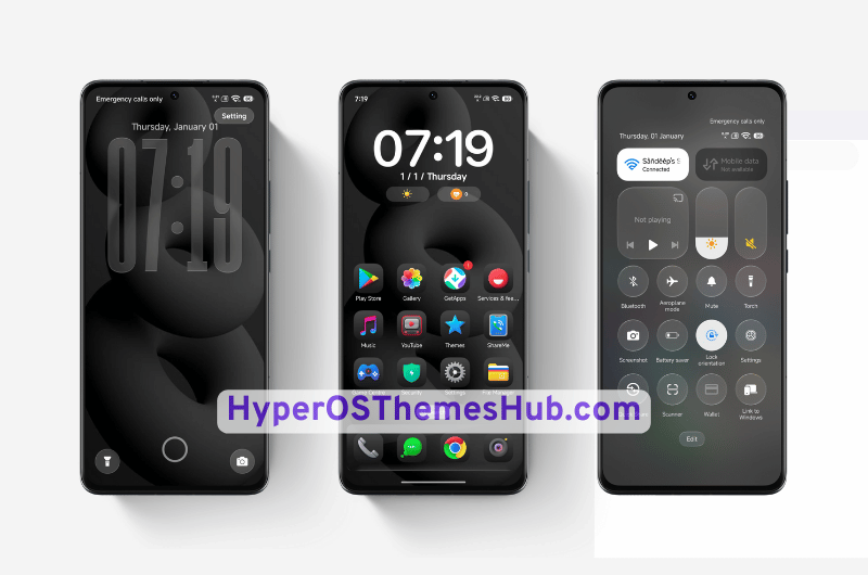 Black OX HyperOS Theme