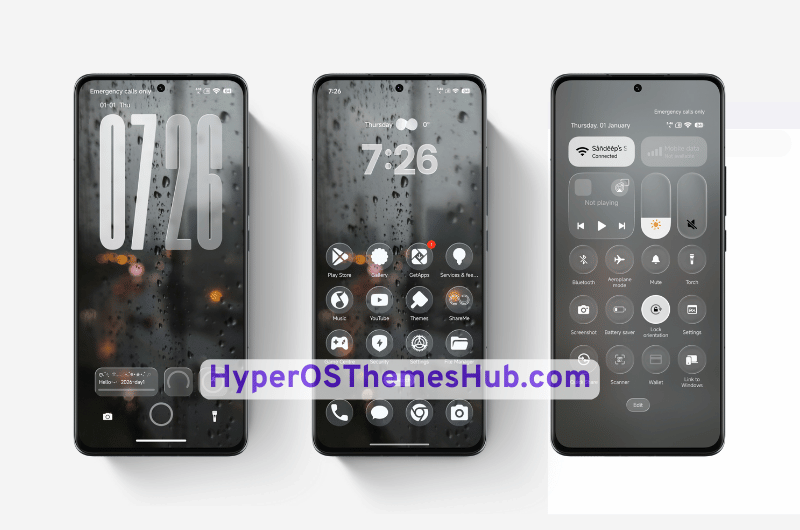 GlassyM HyperOS Theme