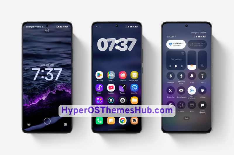 Purple HyperOS Theme