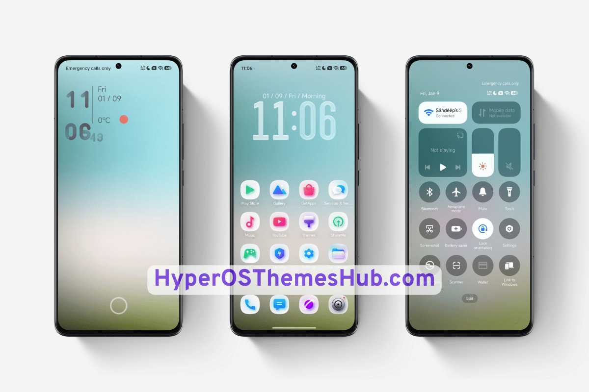 Light Kite V HyperOS Theme