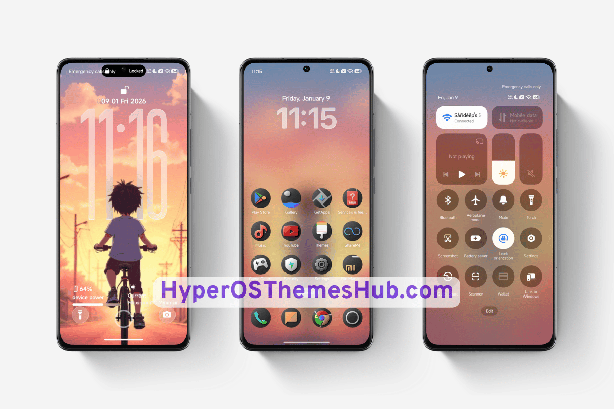 OV Dark HyperOS Theme